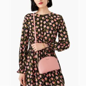 Kate Spade Serene Pink Crossbody Dome Bag Purse